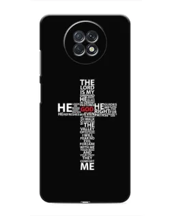 Чехол для Xiaomi Redmi Note 9T с картинкой «Текстовый крест» Чехол для Xiaomi Redmi Note 9T с картинкой «Текстовый крест»