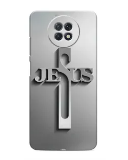 Чехол для Xiaomi Redmi Note 9T с картинкой «Металлический крест Jesus» Чехол для Xiaomi Redmi Note 9T с картинкой «Металлический крест Jesus»