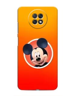 Чехол для Xiaomi Redmi Note 9T с картинкой «Mickey в круге»