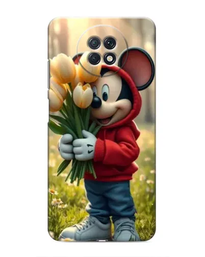 Чехол для Xiaomi Redmi Note 9T с картинкой «Микки с тюльпанами» Чехол для Xiaomi Redmi Note 9T с картинкой «Микки с тюльпанами»