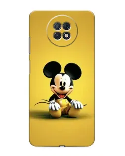 Чехол для Xiaomi Redmi Note 9T с картинкой «Микки на желтом»