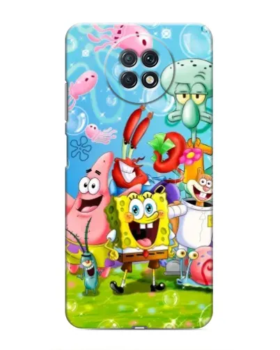 Чехол для Xiaomi Redmi Note 9T с картинкой «Губка Боб и друзья» Чехол для Xiaomi Redmi Note 9T с картинкой «Губка Боб и друзья»