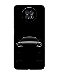 Чохол для Xiaomi Redmi Note 9T з картинкою «Силует Tesla Night»