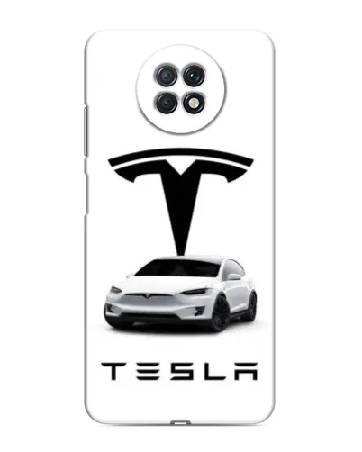 Чехол для Xiaomi Redmi Note 9T с картинкой «Tesla White Style» Чехол для Xiaomi Redmi Note 9T с картинкой «Tesla White Style»