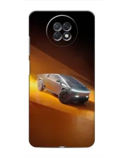 Чохол для Xiaomi Redmi Note 9T з картинкою «Cybertruck у пустелі»