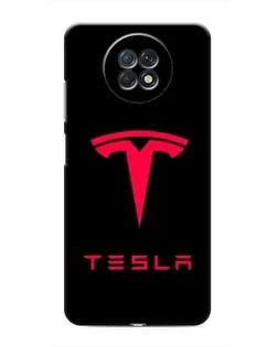 Чохол для Xiaomi Redmi Note 9T з картинкою «Tesla Red Logo»