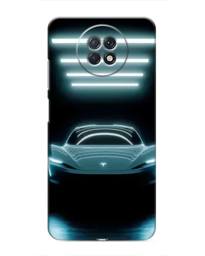 Чехол для Xiaomi Redmi Note 9T с картинкой «Tesla в неоне» Чехол для Xiaomi Redmi Note 9T с картинкой «Tesla в неоне»