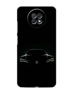 Чехол для Xiaomi Redmi Note 9T с картинкой «Mercedes — силуэт авто» Чехол для Xiaomi Redmi Note 9T с картинкой «Mercedes — силуэт авто»