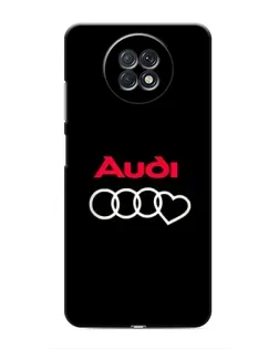 Чохол для Xiaomi Redmi Note 9T з картинкою «Логотип Audi Heart»