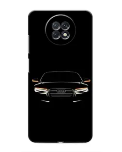 Чохол для Xiaomi Redmi Note 9T з картинкою «Audi — нічний контур»