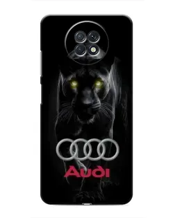 Чохол для Xiaomi Redmi Note 9T з картинкою «Пантера та Audi»