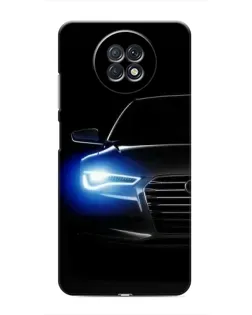 Чохол для Xiaomi Redmi Note 9T з картинкою «Неоновий погляд Audi»