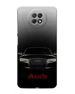 Чохол для Xiaomi Redmi Note 9T з картинкою «Audi — градієнтний контур»
