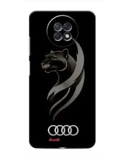 Чохол для Xiaomi Redmi Note 9T з картинкою «Графіка — пантера та Audi»