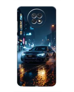 Чохол для Xiaomi Redmi Note 9T з картинкою «Нічне місто та Audi»