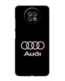 Чохол для Xiaomi Redmi Note 9T з картинкою «Audi — золотий логотип»