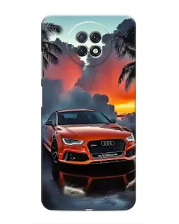 Чохол для Xiaomi Redmi Note 9T з картинкою «Audi — захід сонця»