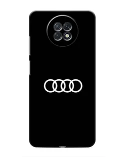 Чохол для Xiaomi Redmi Note 9T з картинкою «Audi White Logo»