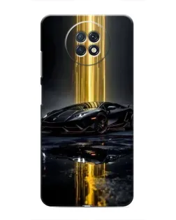 Чехол для Xiaomi Redmi Note 9T с картинкой «Ночной Lamborghini драйв»