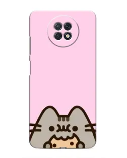 Чохол для Xiaomi Redmi Note 9T з картинкою «Pusheen та печиво» Чохол для Xiaomi Redmi Note 9T з картинкою «Pusheen та печиво»