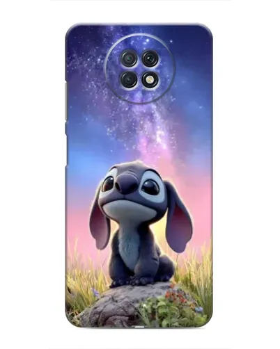 Чехол для Xiaomi Redmi Note 9T с картинкой «Стич на рассвете»