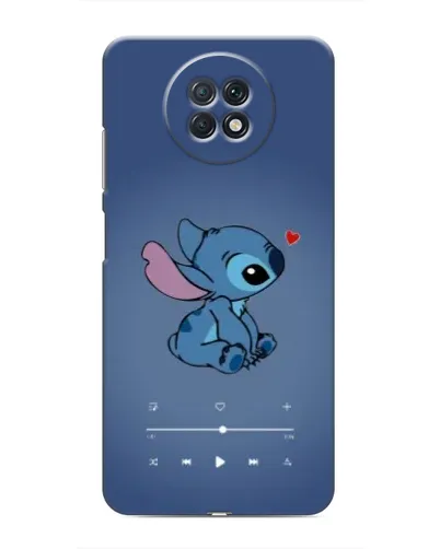 Чехол для Xiaomi Redmi Note 9T с картинкой «Музыкальный Stitch»