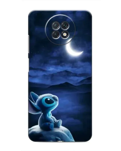 Чехол для Xiaomi Redmi Note 9T с картинкой «Лунная ночь Стича»