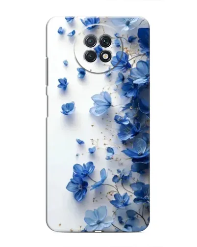 Чехол для Xiaomi Redmi Note 9T с картинкой «Голубой цветочный каскад» Чехол для Xiaomi Redmi Note 9T с картинкой «Голубой цветочный каскад»