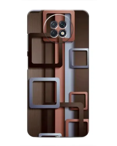 Чехол для Xiaomi Redmi Note 9T с картинкой «Коричневые объемные квадраты» Чехол для Xiaomi Redmi Note 9T с картинкой «Коричневые объемные квадраты»