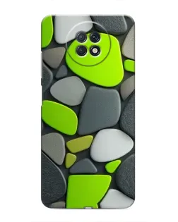 Чехол для Xiaomi Redmi Note 9T с картинкой «Яркая неоновая галька»