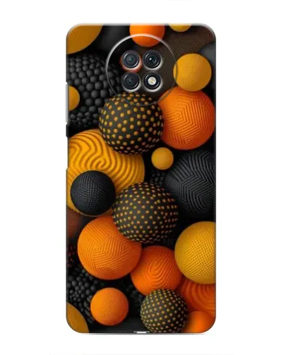 Чехол для Xiaomi Redmi Note 9T с картинкой «Объемные оранжевые сферы» Чехол для Xiaomi Redmi Note 9T с картинкой «Объемные оранжевые сферы»