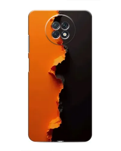 Чехол для Xiaomi Redmi Note 9T с картинкой «Оранжевый разлом» Чехол для Xiaomi Redmi Note 9T с картинкой «Оранжевый разлом»