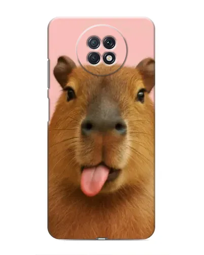 Чехол для Xiaomi Redmi Note 9T с картинкой «Капибара с языком» Чехол для Xiaomi Redmi Note 9T с картинкой «Капибара с языком»