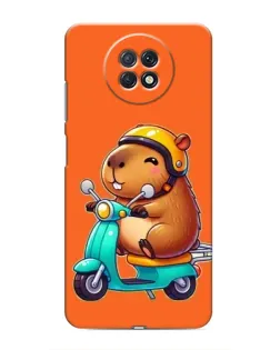 Чохол для Xiaomi Redmi Note 9T з картинкою «Капібара на скутері» Чохол для Xiaomi Redmi Note 9T з картинкою «Капібара на скутері»