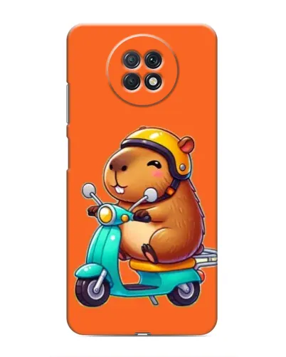 Чехол для Xiaomi Redmi Note 9T с картинкой «Капибара на скутере» Чехол для Xiaomi Redmi Note 9T с картинкой «Капибара на скутере»