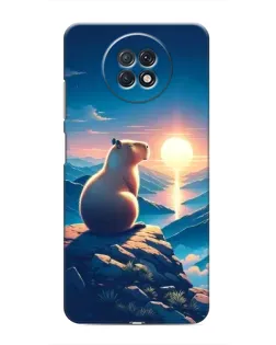 Чохол для Xiaomi Redmi Note 9T з картинкою «Захід сонця з капібарою» Чохол для Xiaomi Redmi Note 9T з картинкою «Захід сонця з капібарою»
