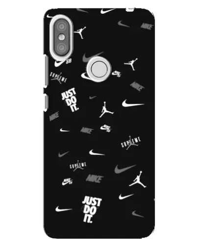 Чехол для Xiaomi Redmi S2 с картинкой «Nike Black Pattern» Чехол для Xiaomi Redmi S2 с картинкой «Nike Black Pattern»