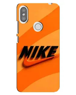 Чехол для Xiaomi Redmi S2 с картинкой «Оранжевый драйв Nike»