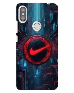 Чехол для Xiaomi Redmi S2 с картинкой «Техногенный стиль Nike»