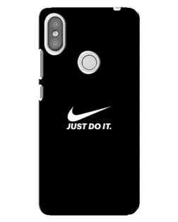 Чехол для Xiaomi Redmi S2 с картинкой «Минимализм от Nike»