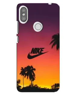 Чехол для Xiaomi Redmi S2 с картинкой «Nike на закате солнца»
