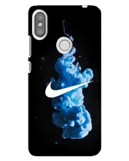 Чехол для Xiaomi Redmi S2 с картинкой «Nike и синий дым»