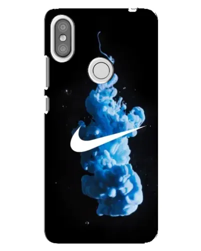 Чехол для Xiaomi Redmi S2 с картинкой «Nike и синий дым» Чехол для Xiaomi Redmi S2 с картинкой «Nike и синий дым»