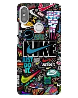 Чехол для Xiaomi Redmi S2 с картинкой «Яркий коллаж Nike»