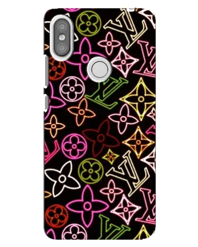 Чехол для Xiaomi Redmi S2 с картинкой «Неоновый микс Nike»