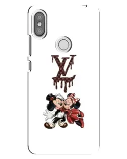 Чехол для Xiaomi Redmi S2 с картинкой «LV и Микки Маус»