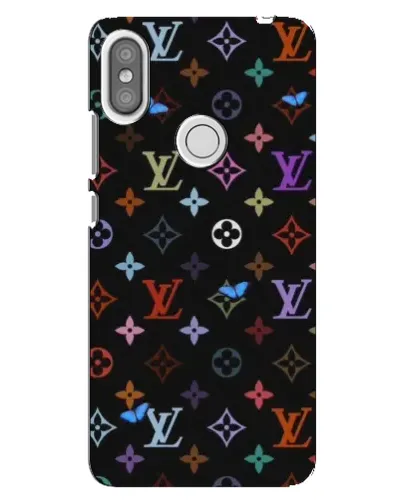 Чехол для Xiaomi Redmi S2 с картинкой «Цветная монограмма LV»