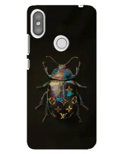 Чехол для Xiaomi Redmi S2 с картинкой «LV — мраморный принт»