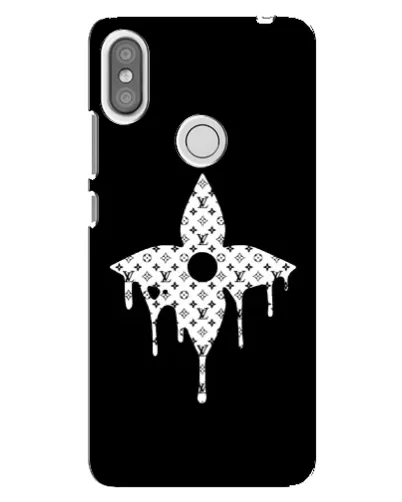Чехол для Xiaomi Redmi S2 с картинкой «Цветочная монограмма»