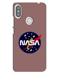Чехол для Xiaomi Redmi S2 с картинкой «NASA — ретро космос»